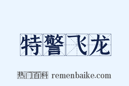 特警飞龙是什么意思的图片